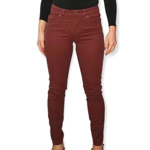Kühl Midrise Skinny Pants Size 4 Regular Burgundy